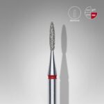 Elmas Alev Freze, Kırmızı, Çap 1,6 mm, Çalışma Kısmı 8 mm