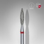Elmas Alev Freze, Kırmızı, Çap 2,3 mm, Çalışma Kısmı 10 mm