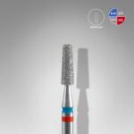 Elmas Kesik Koni Freze EXPERT DUO, Kırmızı-mavi, Çap 2,5 mm, Çalışma Kısmı 8 mm