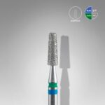 Elmas Kesik Koni Freze EXPERT DUO, Mavi-yeşil, Çap 2,5 mm, Çalışma Kısmı 8 mm
