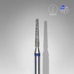 Elmas Kesik Koni Freze, Mavi, Çap 1,6 mm, Çalışma Kısmı 10 mm