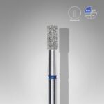 Elmas Silindir Freze, Mavi, Çap 2,5 mm, Çalışma Kısmı 6 mm