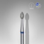Elmas Sivri Tomurcuk Freze, Mavi, Çap 2,5 mm, Çalışma Kısmı 4,5 mm