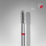 Elmas Yuvarlanmış Silindir Freze EXPERT, Kırmızı, Çap 2,3 mm, Çalışma Kısmı 6,5 mm