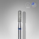 Elmas Yuvarlanmış Silindir Freze, Mavi, Çap 2,3 mm, Çalışma Kısmı 8 mm