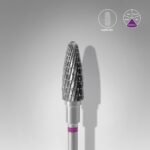 Sert Alaşım Mısır Freze, Mor, Çap 5 mm / Çalışma Kısmı 13 mm