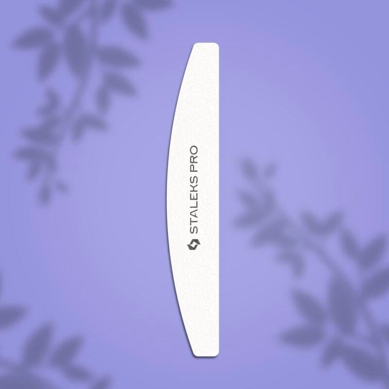 staleks-pro-yarim-ay-sekillendirici-bu-0be012.jpg STALEKS PRO Yarım Ay Şekillendirici Buffer Törpü 100/180 Grit, 10'lu Set - Görsel 1