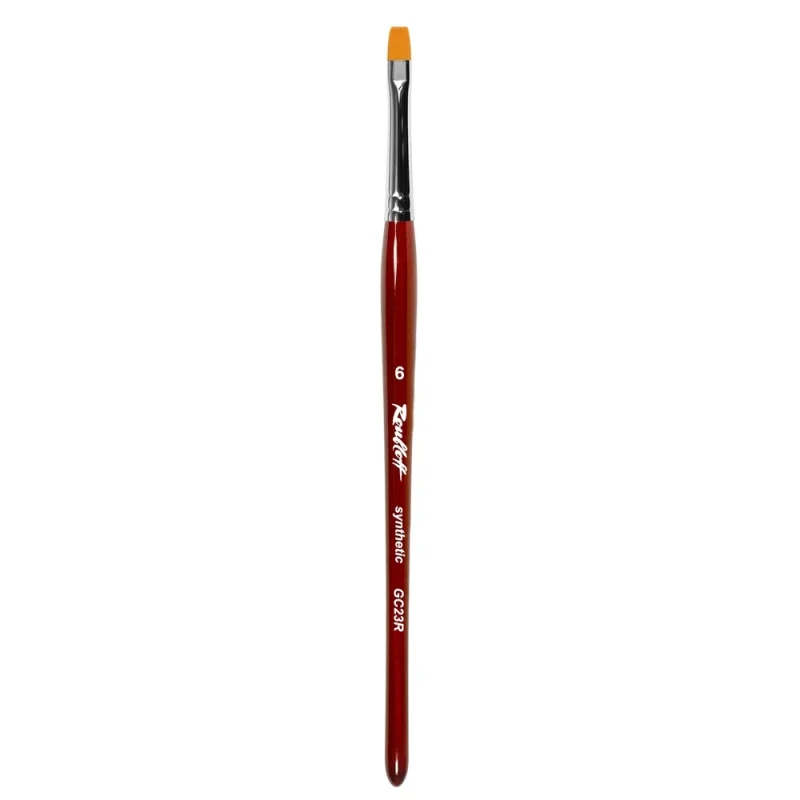 Roubloff GC23R Serisi Tırnak Tasarım ve Makyaj Fırçası (No.4-6)