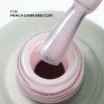 Kalıcı Oje için French Cover Rubber Base Coat FC04, Açık Lila, 10 ml - Görsel 2