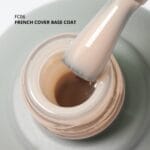 Kalıcı Oje için French Cover Rubber Base Coat FC06, Açık Bej, 10 ml - Görsel 2