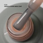 Kalıcı Oje için French Cover Rubber Base Coat FC09, Pudra, 10 ml - Görsel 2