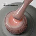 Kalıcı Oje için French Cover Rubber Base Coat FC17, Sütlü Natural, 10 ml - Görsel 2