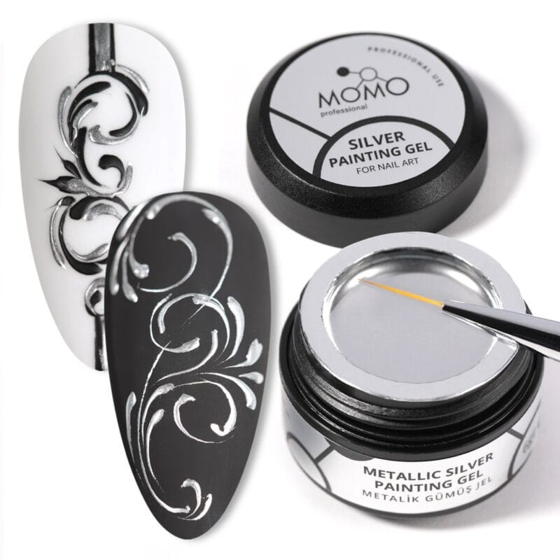 Metallic Silver Painting Gel Kare 00 1