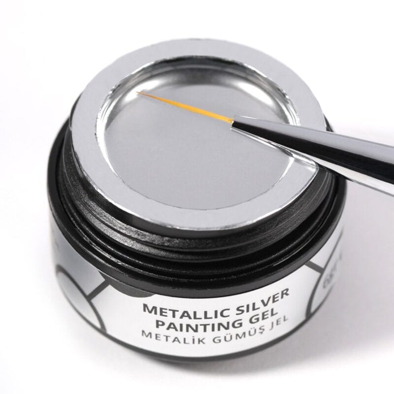 Metallic Silver Painting Gel Kare