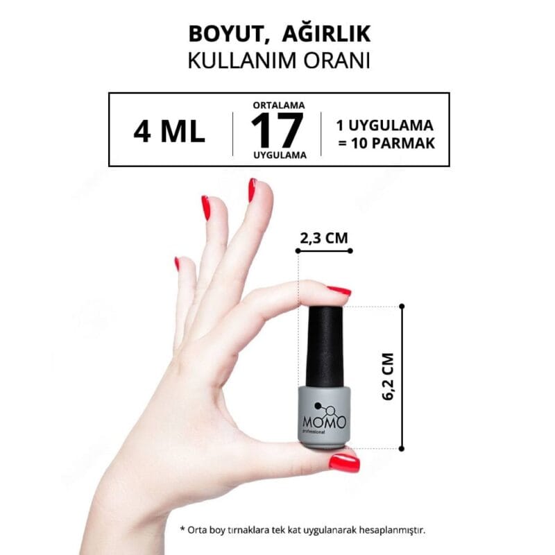 Mağaza 34 Momo Kalici oje Size 4ml