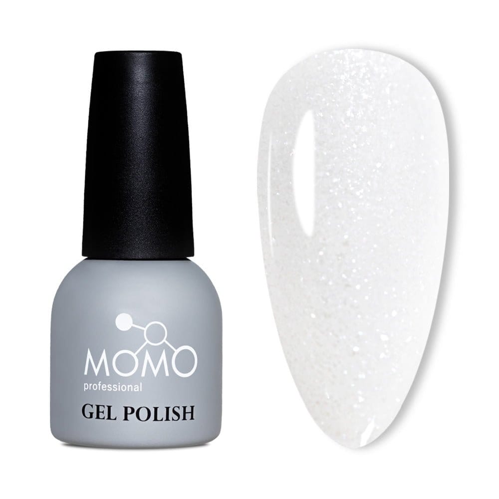 Momo-SimliSeri-S015-14ml.jpg Kalıcı Oje S015, Simli Beyaz, 14 ml - Görsel 1