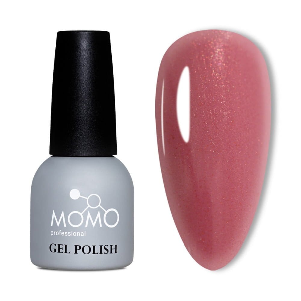 Momo-SimliSeri-S018-14ml.jpg Kalıcı Oje S018, Simli Gül Kurusu, 14 ml - Görsel 1