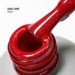 Kalıcı Oje S026, Işıltılı Bordo Kırmızı, 14 ml - Görsel 3