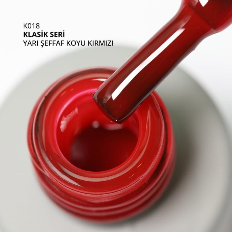 Mağaza 46 Momo kalici oje K018 Sise YS Koyu kirmizi