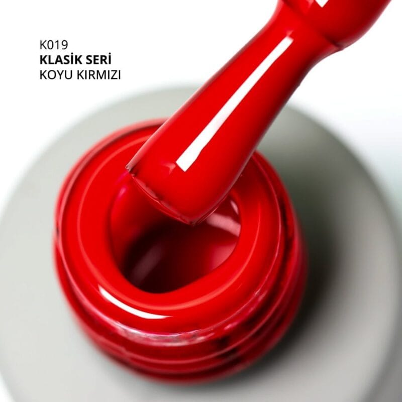 Mağaza 44 Momo kalici oje K019 Sise Koyu kirmizi