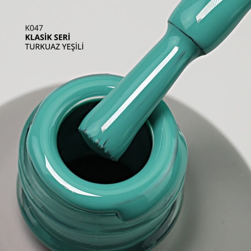 Momo kalici oje K047 Sise turkuaz yesili