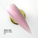 Protez Tırnak İçin Poly Gel, Poli Jel, Acryl Gel No.03, Açık Pembe, 30 gr - Görsel 2