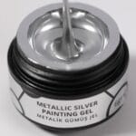 Metallic Silver Painting Gel 6 gr - Görsel 4
