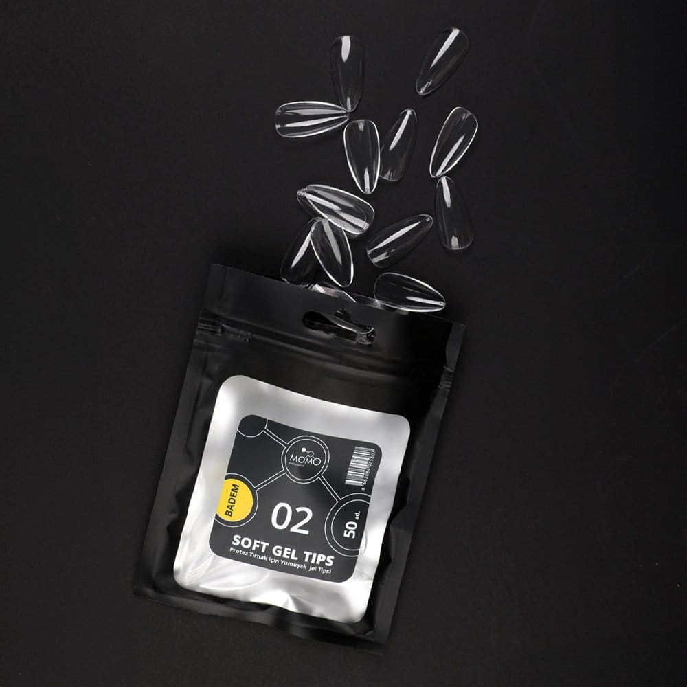 momo-50li-tips-badem-02-1x1-1.jpg Soft Gel Tips, Yeni Nesil Jel Tips, Badem No:02, Tek Boy 50’li Yedek Paket - Görsel 1