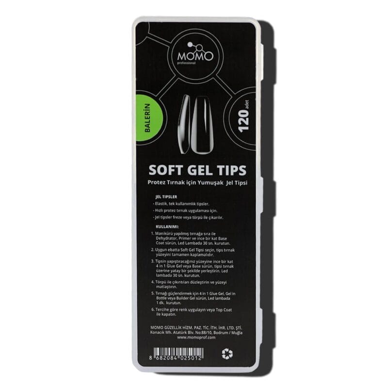 momo soft gel tips balerin kapak