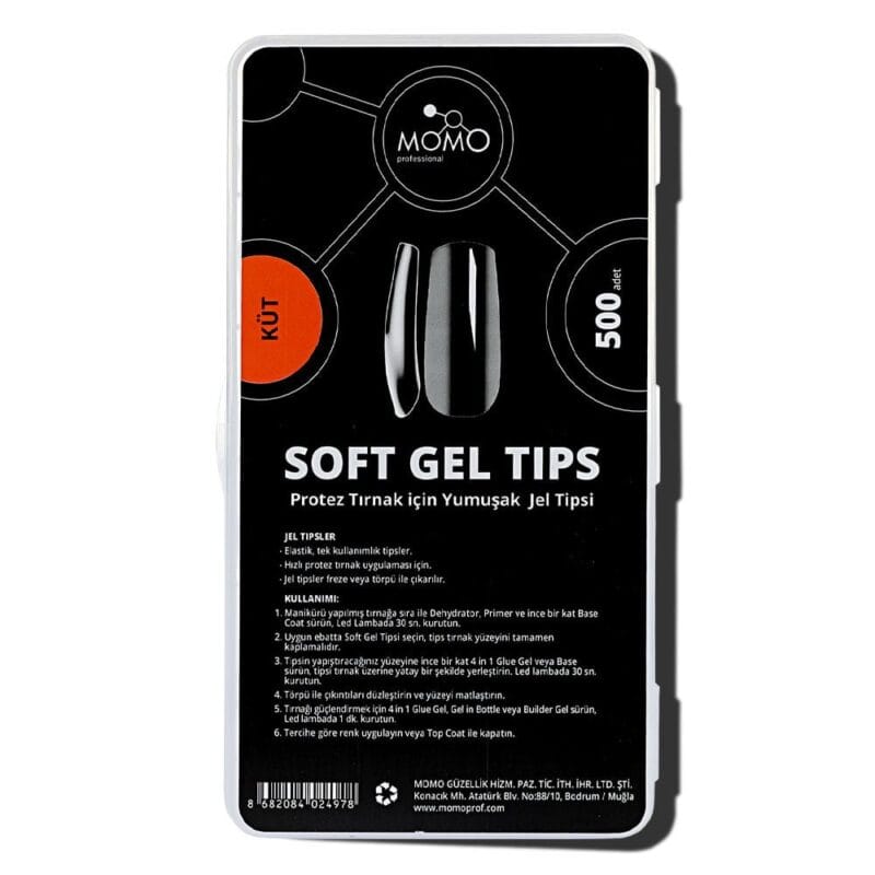 momo soft gel tips gorunum kut 500luk