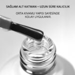 Base Coat Kalıcı Oje İçin, 4 ml - Görsel 8