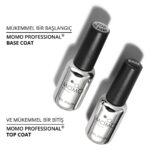 Kalıcı Oje Protez Tırnak, Base Coat Top Coat, 2'li Set, 9 ml - Görsel 2