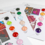 Kalıcı Oje Kartela İçin Cam Taş, Oval Hafif Bombeli, 100 Adet - Görsel 4