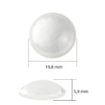 Kalıcı Oje Kartela İçin Cam Taş, Yuvarlak Hafif Bombeli, 100 Adet - Görsel 7