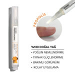 Propolis Özlü Tırnak ve Kütikül Bakım Yağı Kalemi, Nemlendirici ve Güçlendirici Etki, 3 ml