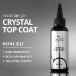 Kalıcı Oje İçin Crystal Top Coat 100 ml - REFILL ŞİŞE - Görsel 2