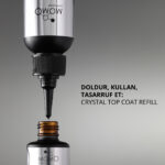 Kalıcı Oje İçin Crystal Top Coat 100 ml - REFILL ŞİŞE - Görsel 3