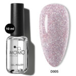 Disko Kalıcı Oje D005 Pembe 10 ml, Reflective Flash Gel Polish