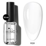 Kalıcı Oje Rubber French Base Coat FC01, Rakı Beyazı, 10 ml