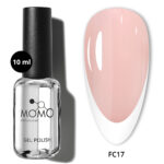 Kalıcı Oje için French Cover Rubber Base Coat FC17, Sütlü Natural, 10 ml