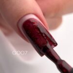 Kalıcı Oje G007, Kırmızı Parıltılı Şarap, 4 ml - Görsel 5