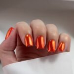 Holografik Efektli Sıcak Şeffaf Turuncu İnci Tozu, Nail Art, Kalıcı Oje Tırnak Süsleme No.04 - Görsel 7
