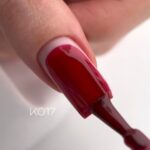 Kalıcı Oje K017, Kızıl Bordo, 4 ml - Görsel 4