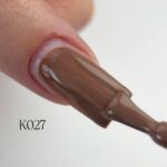 Kalıcı Oje K027, Sütlü Çikolata, 14 ml - Görsel 3