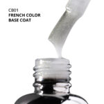 Kalıcı Oje French Color Base Coat CB01, Işıltılı Rakı Beyazı, 10 ml - Görsel 5