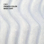 Kalıcı Oje French Color Base Coat CB01, Işıltılı Rakı Beyazı, 10 ml - Görsel 7