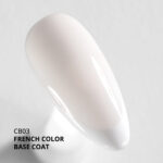 Kalıcı Oje French Color Base Coat CB03, Rakı Beyazı, 10 ml - Görsel 4