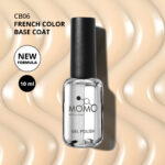 Kalıcı Oje French Color Base Coat CB06, Nude Sarı, 10 ml - Görsel 2