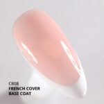 Kalıcı Oje French Color Base Coat CB08, Somon, 10 ml - Görsel 4