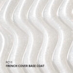 Kalıcı Oje için French Cover Rubber Base Coat FC11, Işıltılı Rakı Beyazı, 10 ml - Görsel 3
